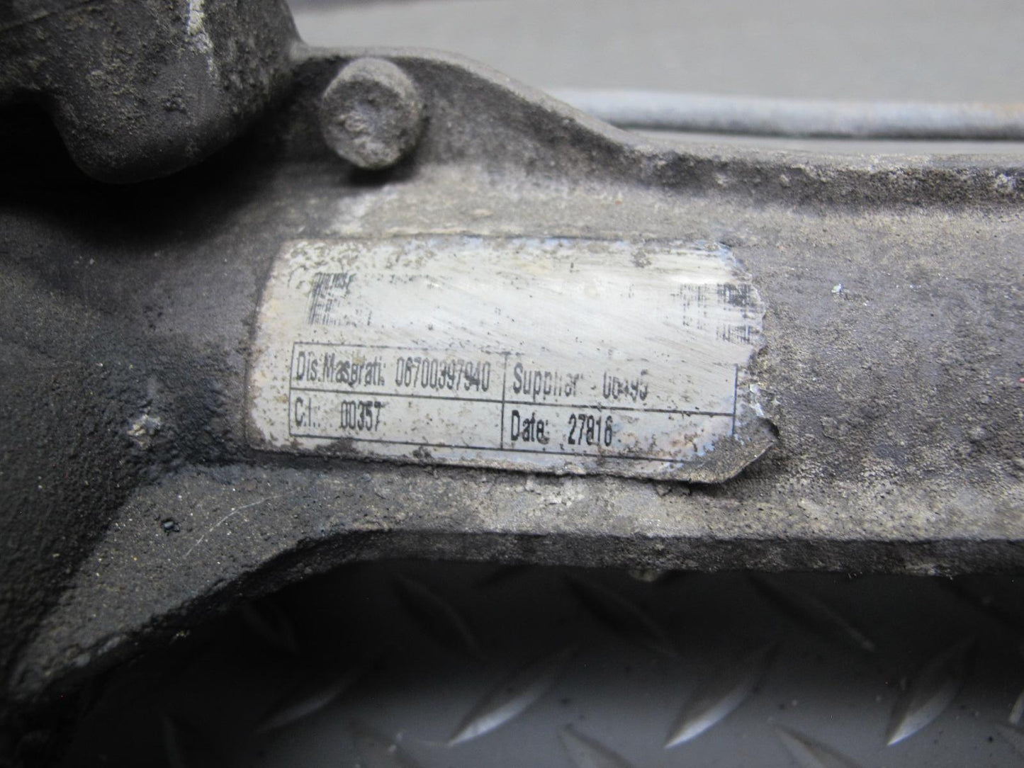 2017-2020 Maserati Levante M161 3.0L AWD Power Steering Rack & Pinion 670039794