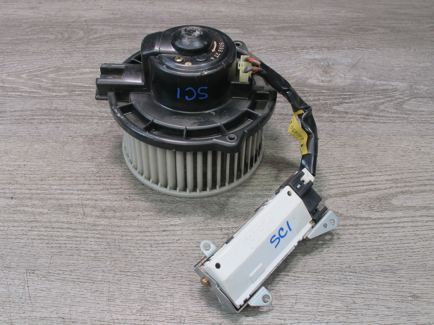 92-00 Lexus JZZ31L SC400 SC300 A/C Heater Blower Motor Fan w Resistor OEM