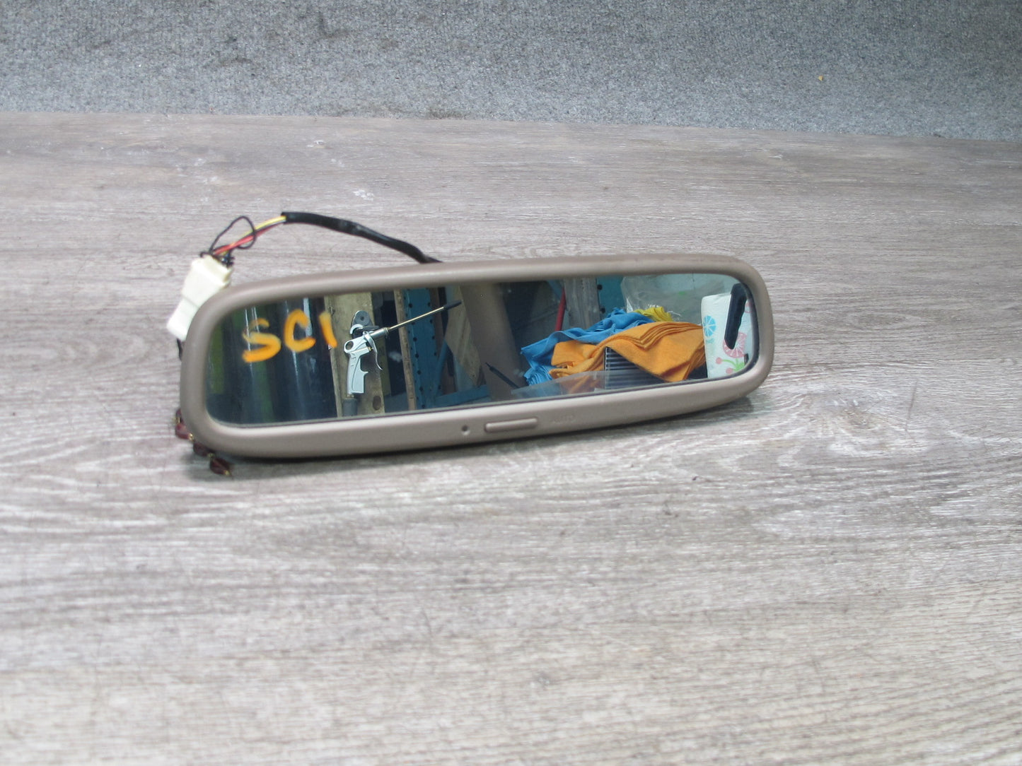 96-00 Lexus JZZ31L SC400 SC300 Auto Dimming Interior Rear View Mirror Brown OEM