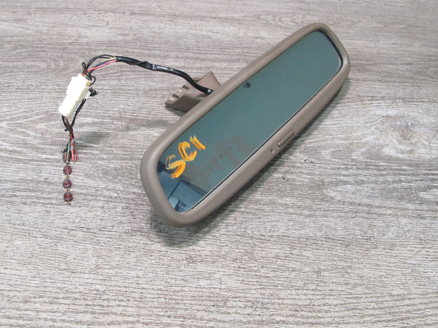 96-00 Lexus JZZ31L SC400 SC300 Auto Dimming Interior Rear View Mirror Brown OEM