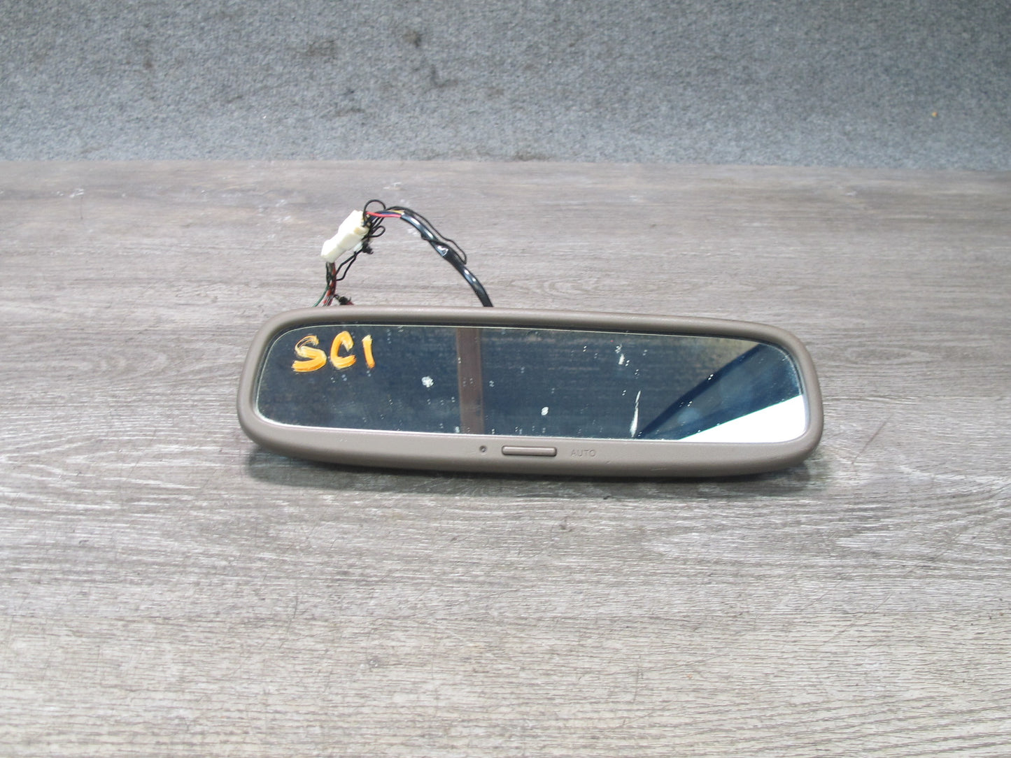 96-00 Lexus JZZ31L SC400 SC300 Auto Dimming Interior Rear View Mirror Brown OEM