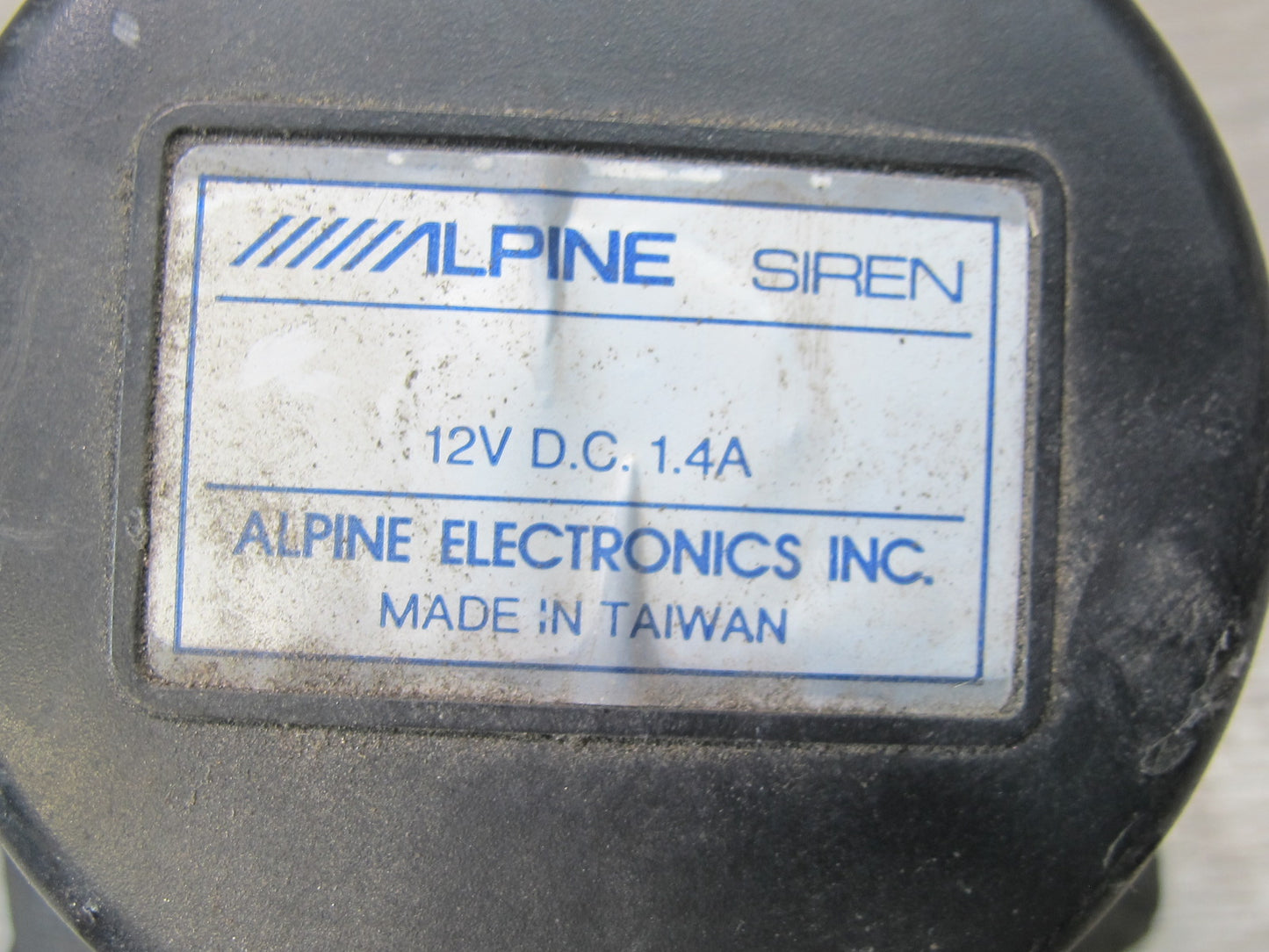 Alpine Anti Theft Alarm Siren 12V 1.4A