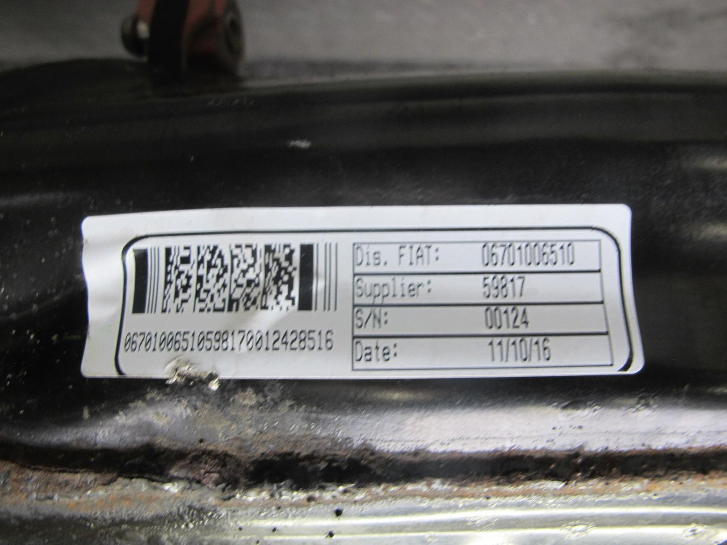 2017-2020 Maserati Levante M161 3.0L AWD Rear Sub Frame Cradle Cross Member