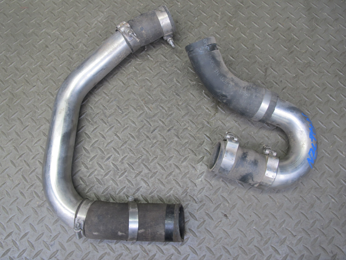 90-96 Nissan Z32 300ZX Turbo Intercooler Alloy Pipe Tube & Silcone Hose Set