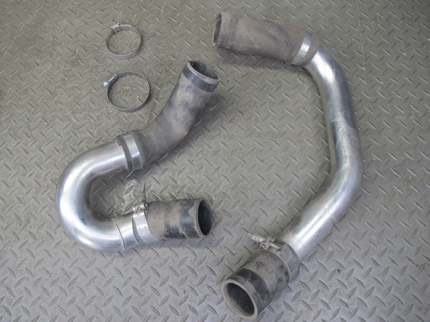 90-96 Nissan Z32 300ZX Turbo Intercooler Alloy Pipe Tube & Silcone Hose Set