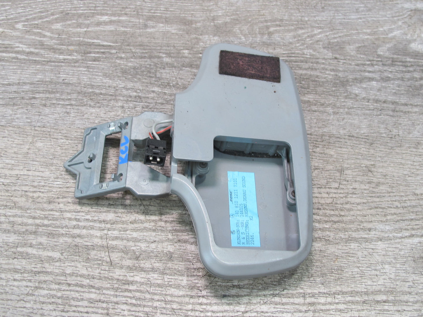96-99 Mercedes W140 C140 Cl-class Overhead Console Bose Phone Speaker OEM