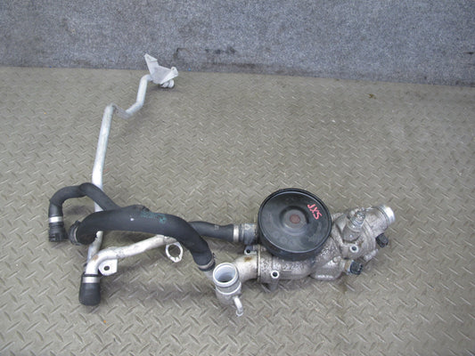 2010-2014 BMW E71 X6M X5M Engine Thermostat Housing Water Pump Pulley w Hoses