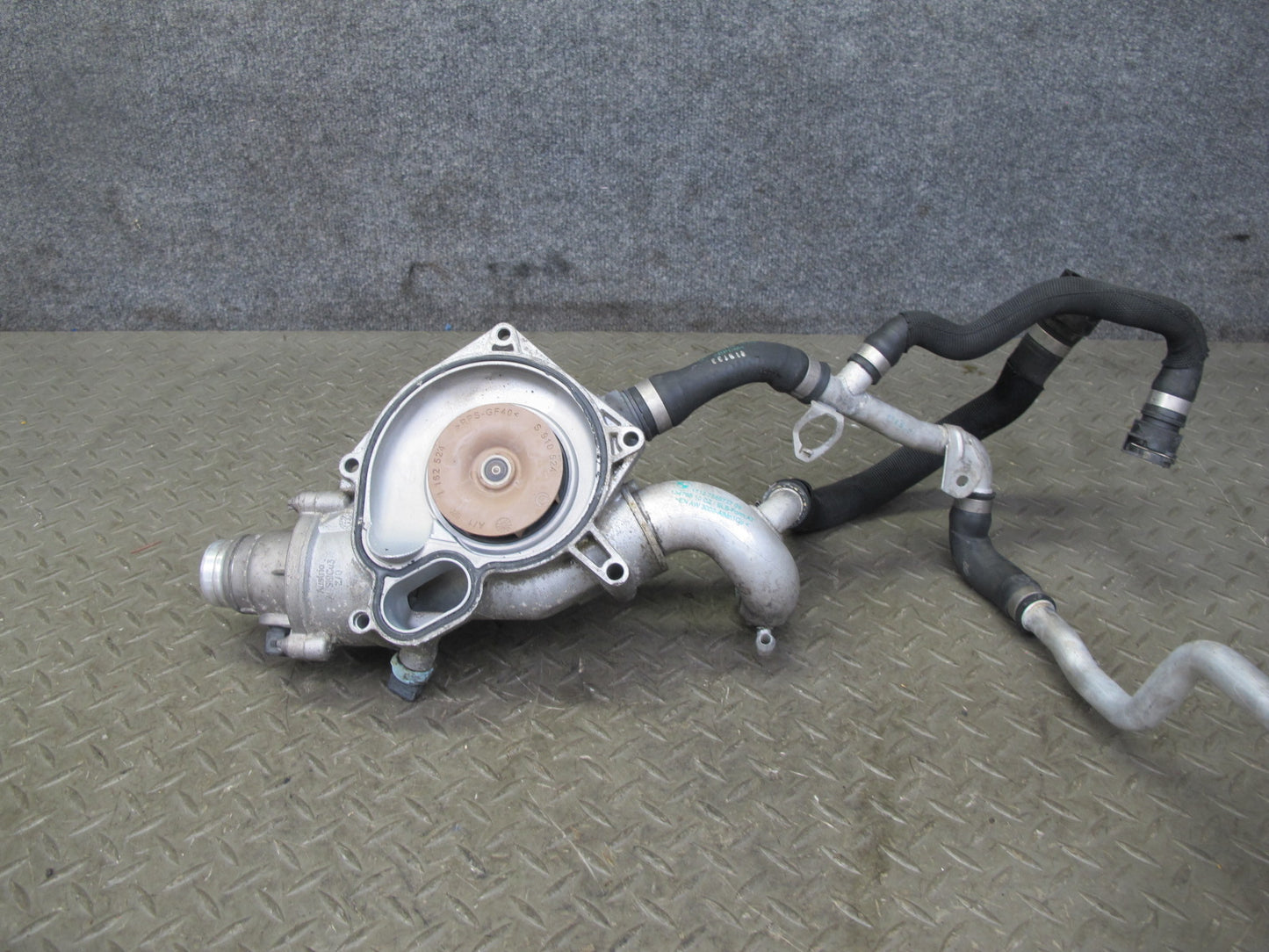 2010-2014 BMW E71 X6M X5M Engine Thermostat Housing Water Pump Pulley w Hoses