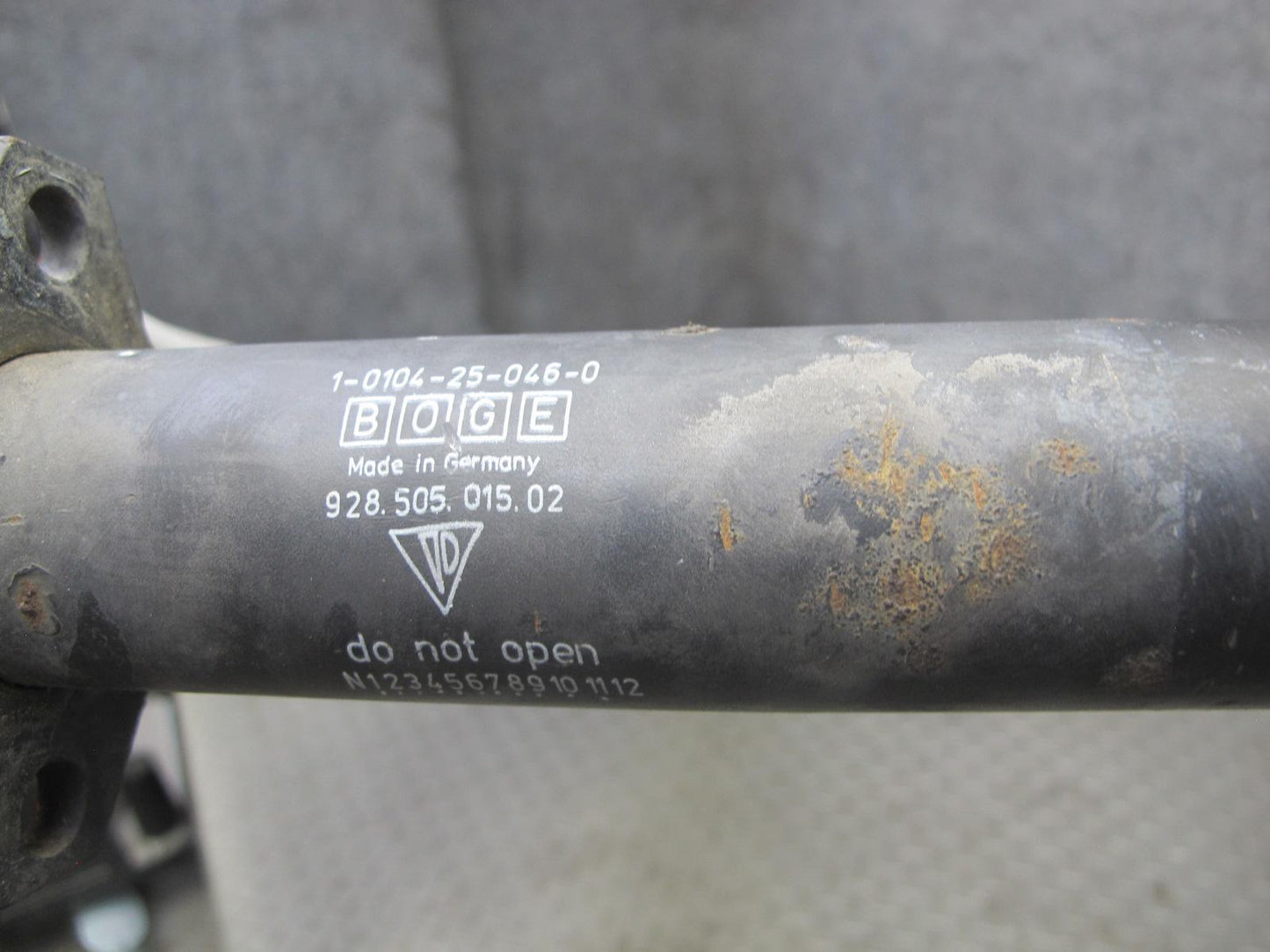 1983-1986 Porsche 928 S Front Bumper Impact Reinforcement Bar
