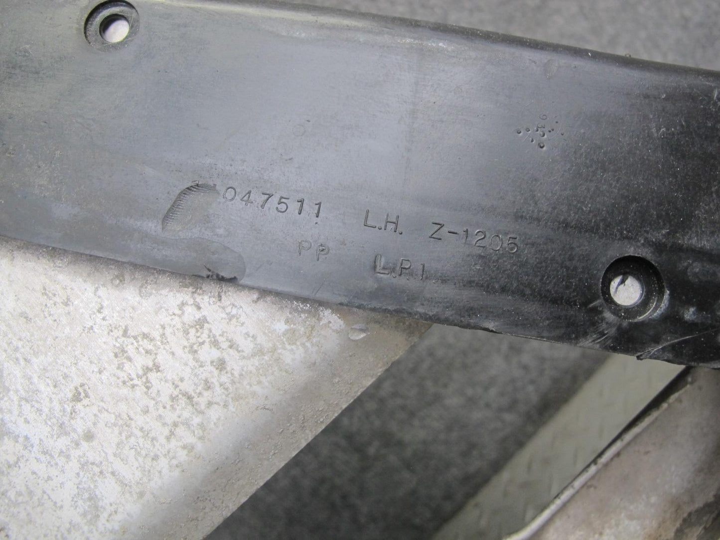 93-96 Chevrolet Corvette C4 Rear Bumper Reinforcement Impact Bar w Foam OEM
