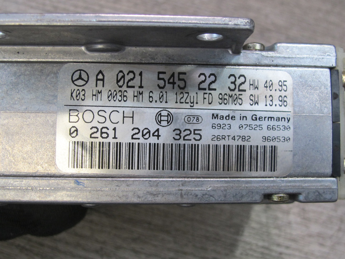 1997 Mercedes W140 C140 CL600 6.0L M120 120.982 Engine ECU Control Module OEM
