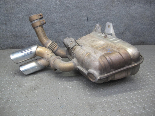 2002-2005 Porsche 911 996 3.6L Rear Right Exhaust Muffler w Tips