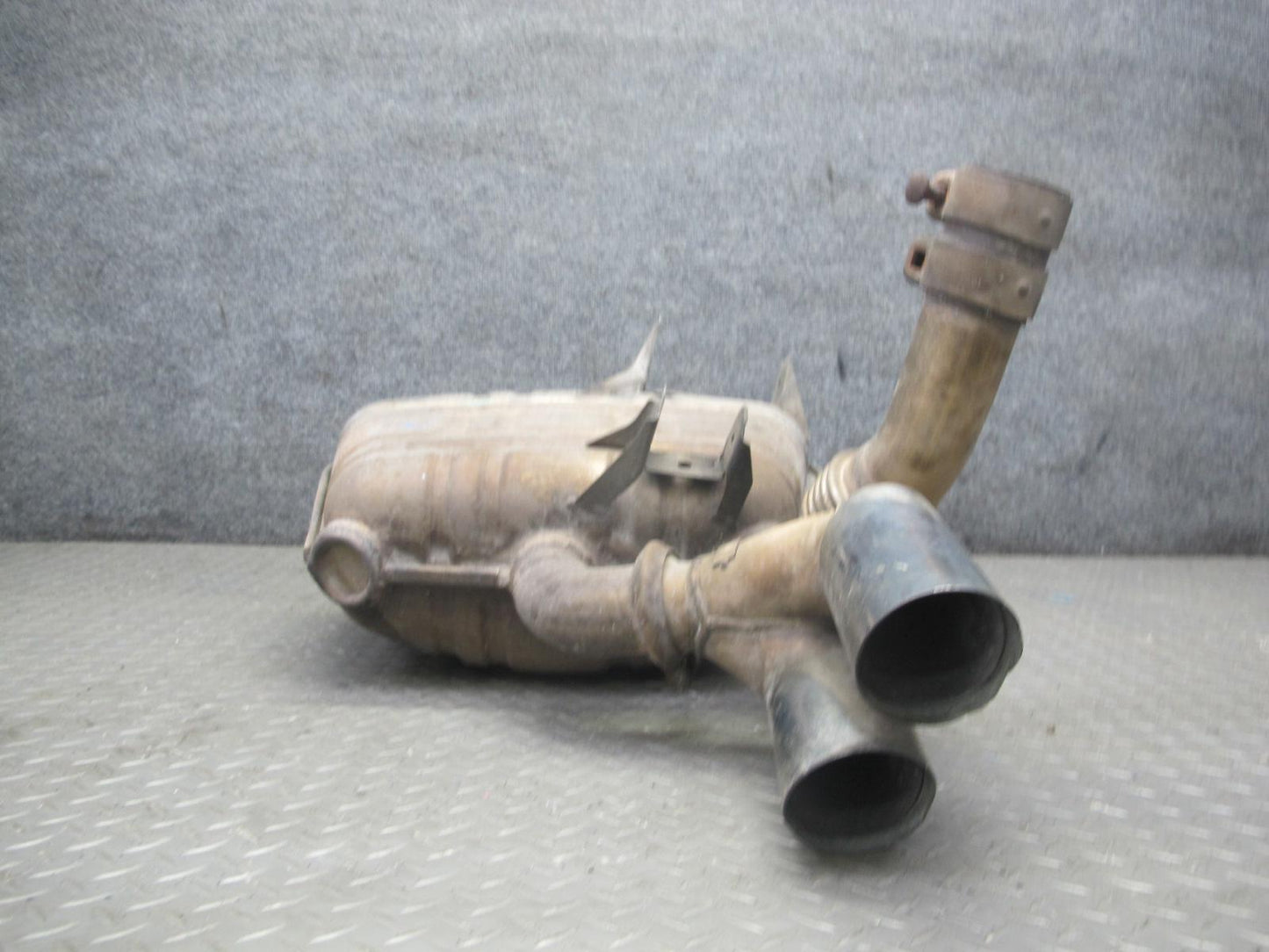 2002-2005 Porsche 911 996 3.6L Rear Left Exhaust Muffler w Tips