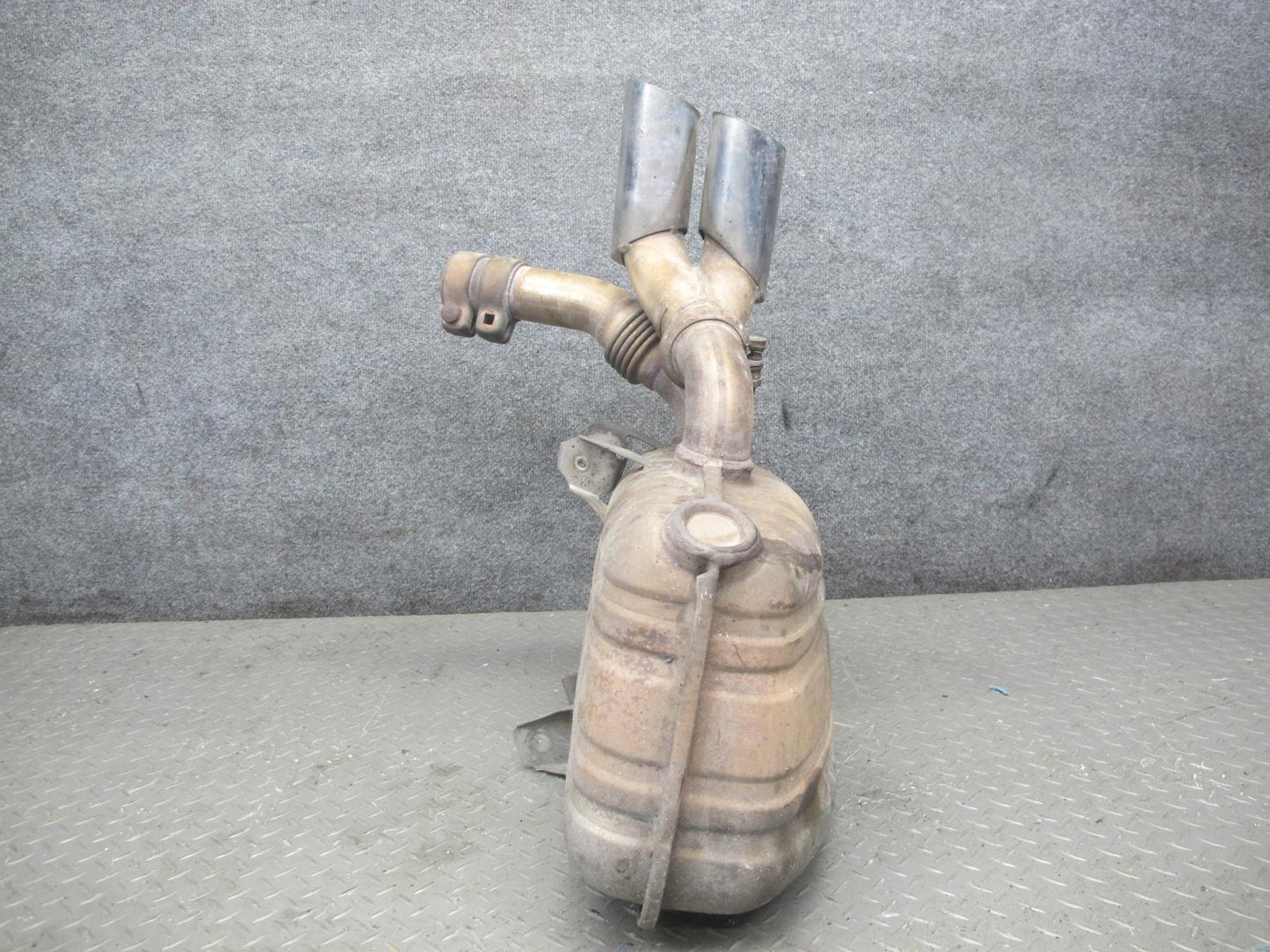 2002-2005 Porsche 911 996 3.6L Rear Left Exhaust Muffler w Tips