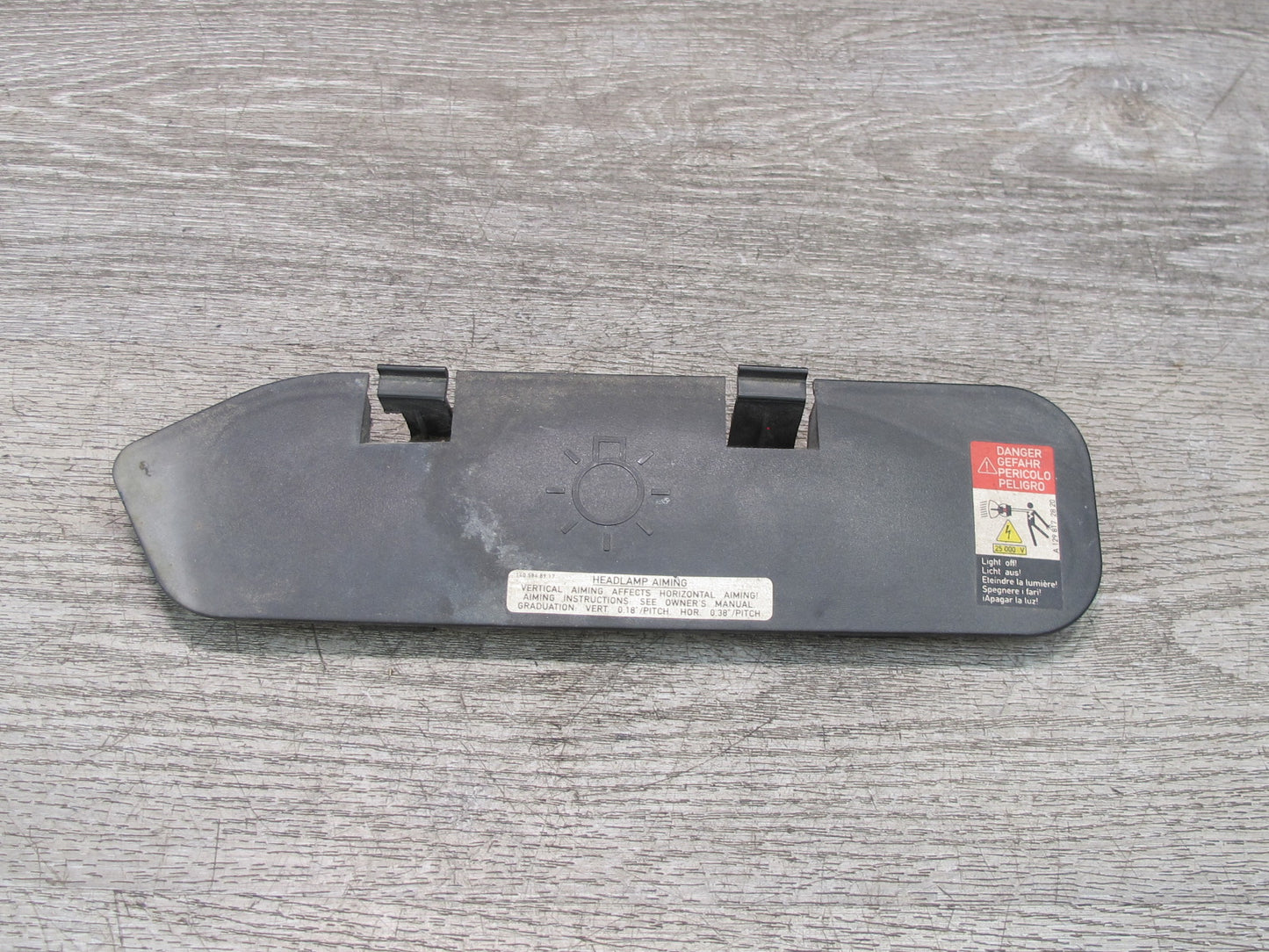 96-99 Mercedes W140 C140 Cl-class Set of 2 Front Headlight Lamp Bulb Cover OEM