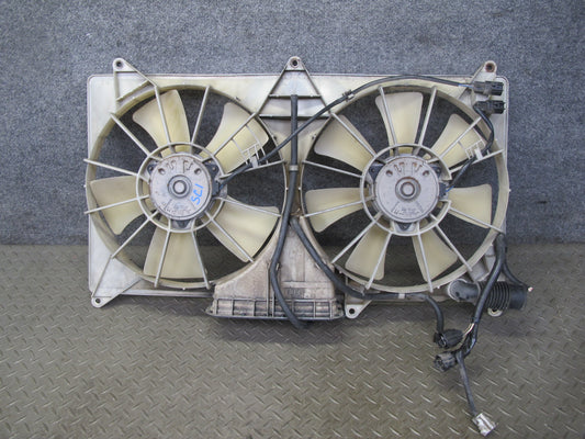 98-05 Lexus GS400 GS300 Engine Radiator Cooling Dual Fan Motor w Shroud 83K OEM