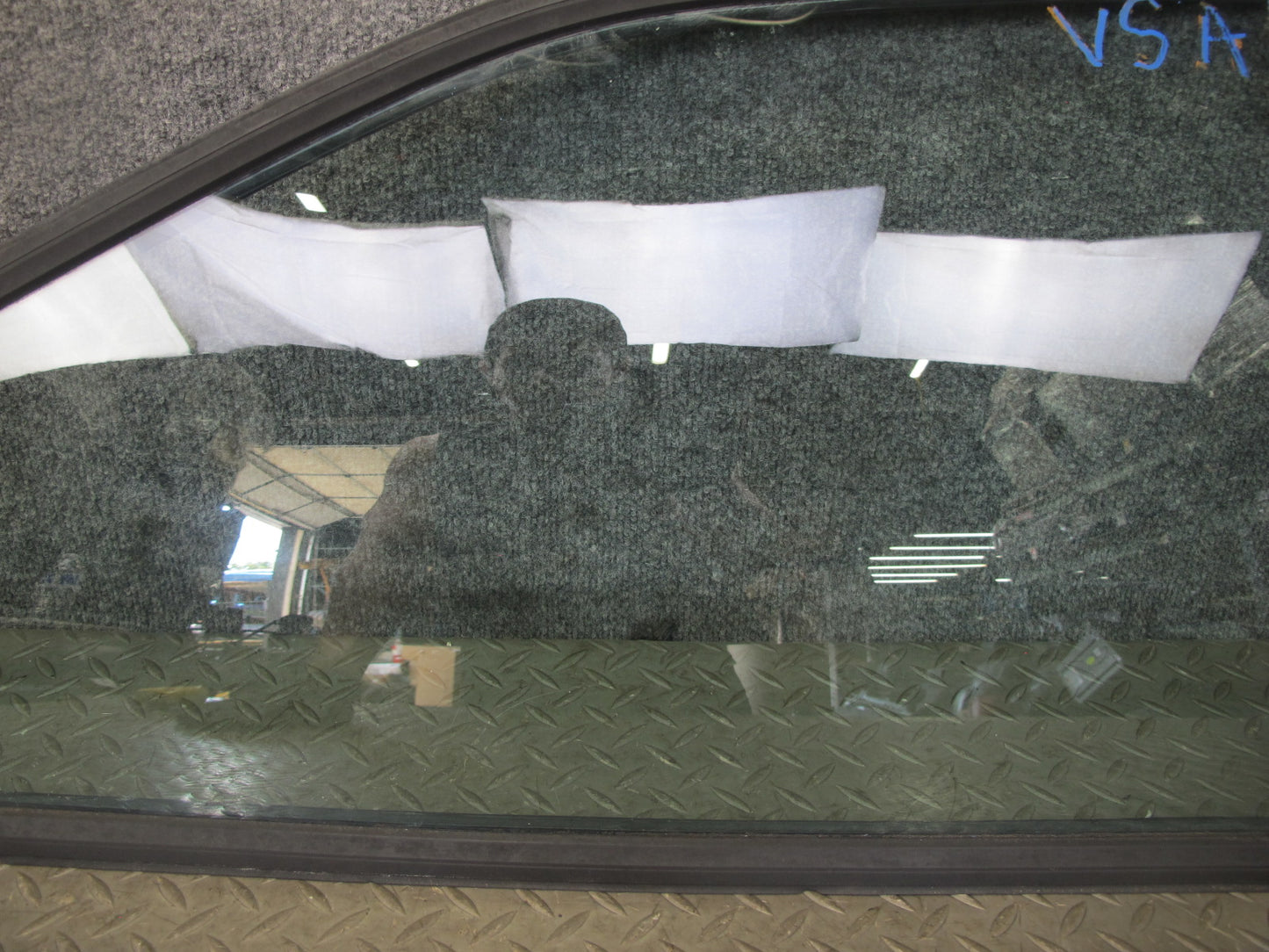 85-88 Volkswagen Scirocco MK2 Rear Right Side Quarter Glass Window w Seal OEM