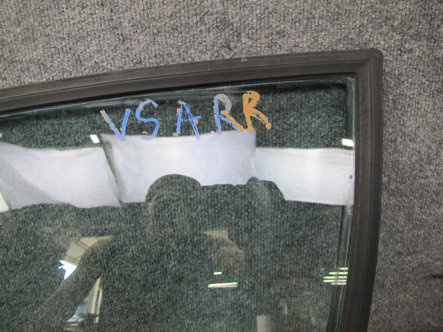 85-88 Volkswagen Scirocco MK2 Rear Right Side Quarter Glass Window w Seal OEM
