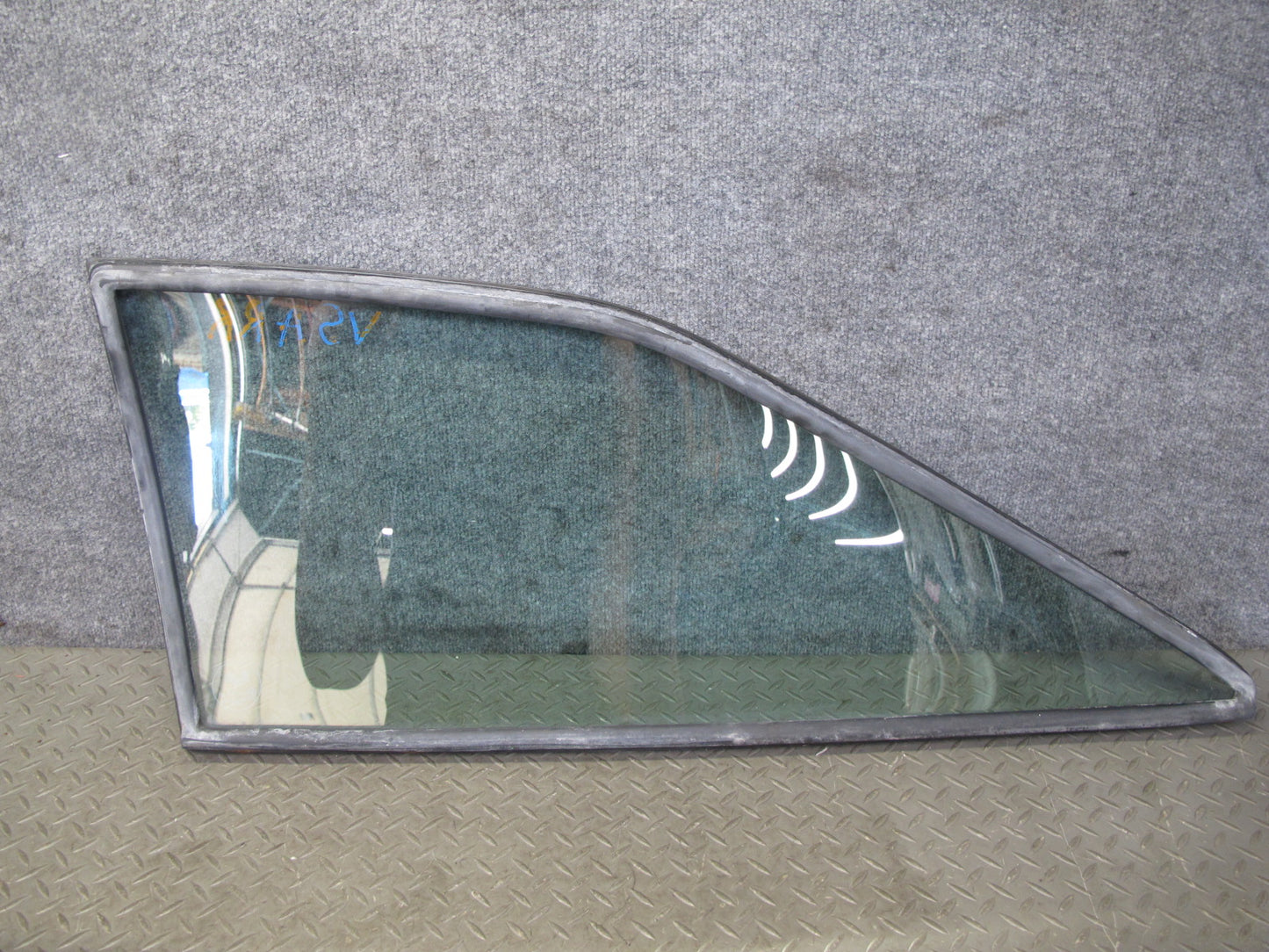 85-88 Volkswagen Scirocco MK2 Rear Right Side Quarter Glass Window w Seal OEM