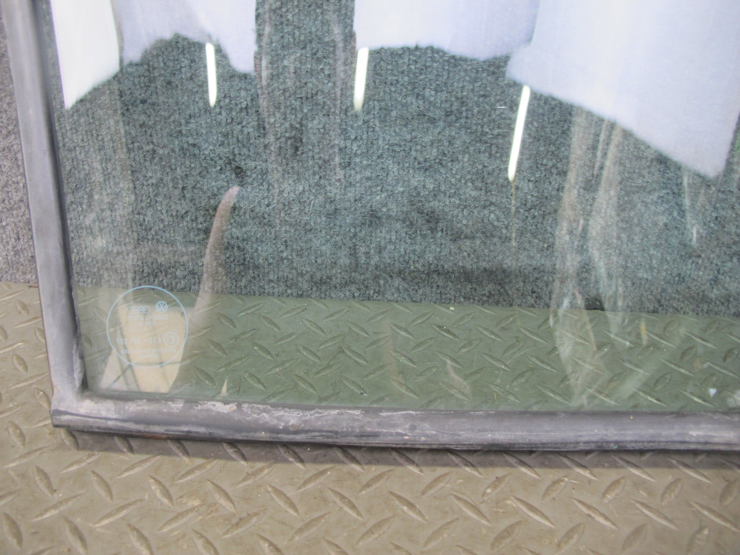 85-88 Volkswagen Scirocco MK2 Rear Right Side Quarter Glass Window w Seal OEM