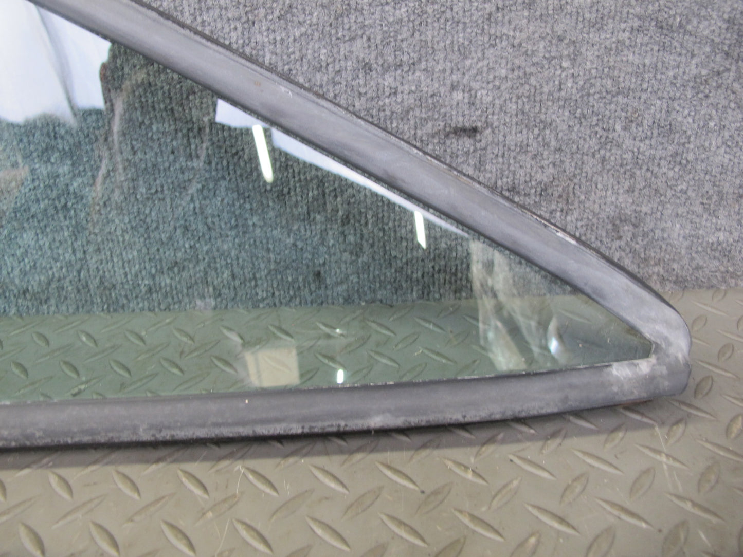 85-88 Volkswagen Scirocco MK2 Rear Right Side Quarter Glass Window w Seal OEM