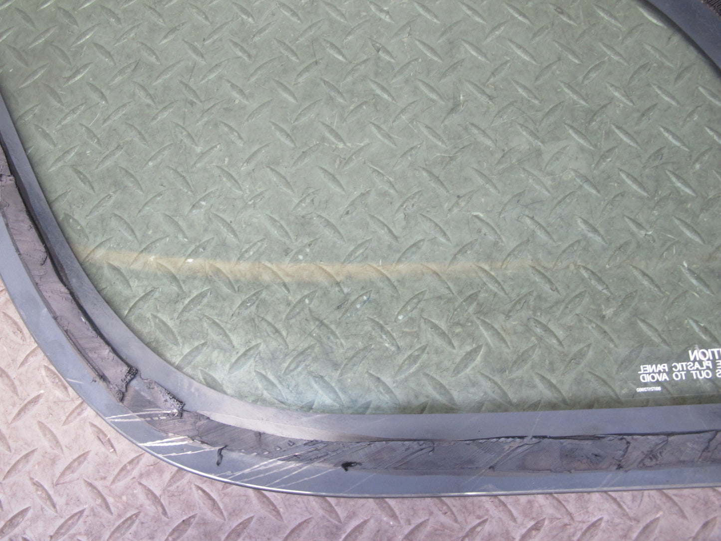 99-01 Isuzu Vehicross Rear Right Quarter Glass Window OEM