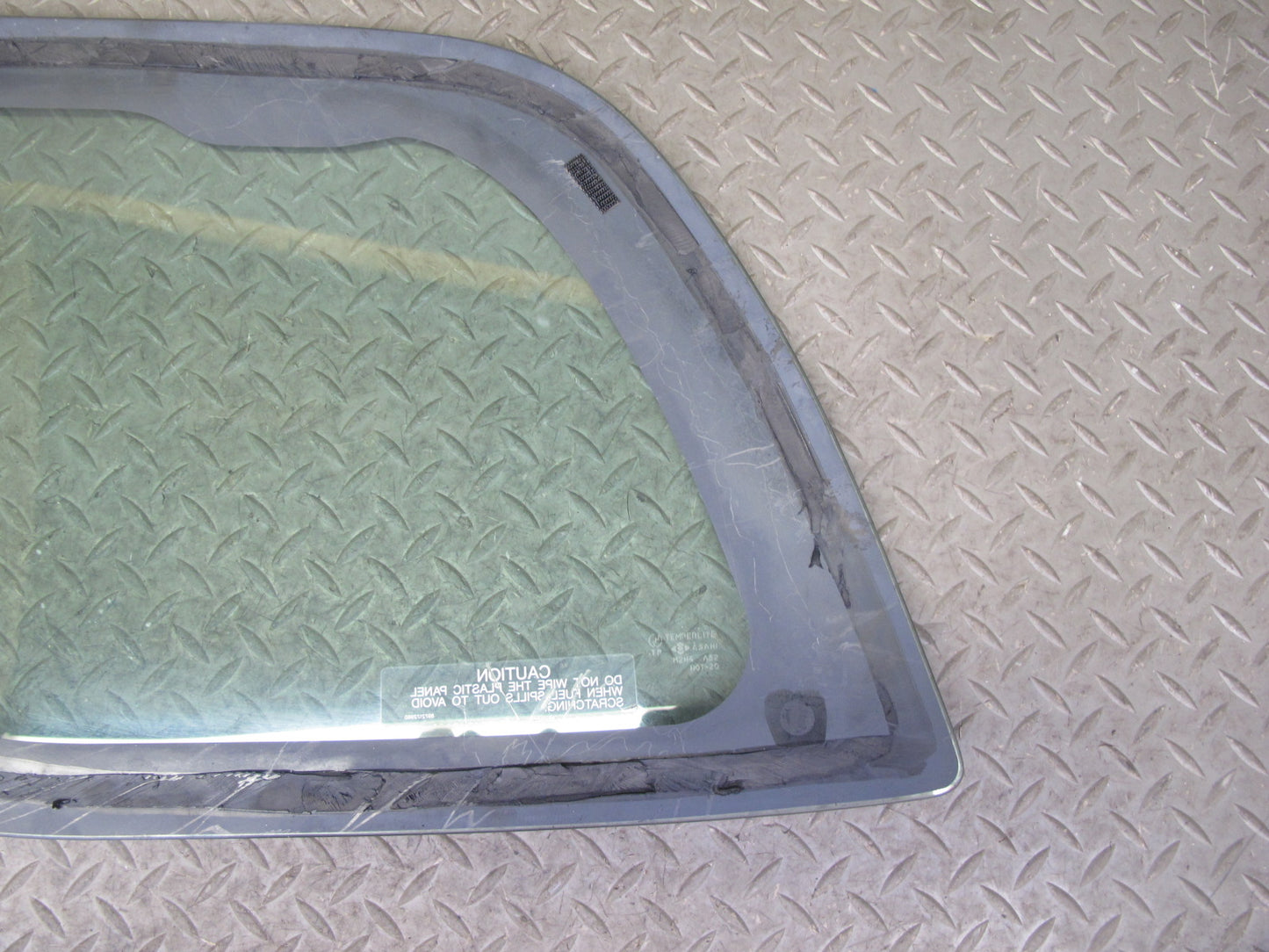 99-01 Isuzu Vehicross Rear Right Quarter Glass Window OEM