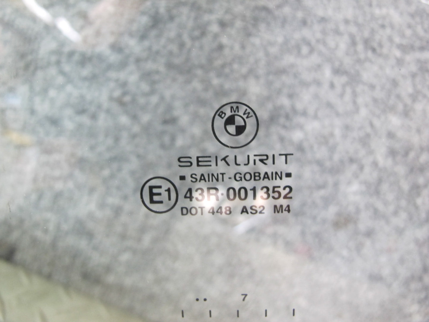 94-99 BMW E36 328iC Convertible Rear Right Quarter Glass Window OEM