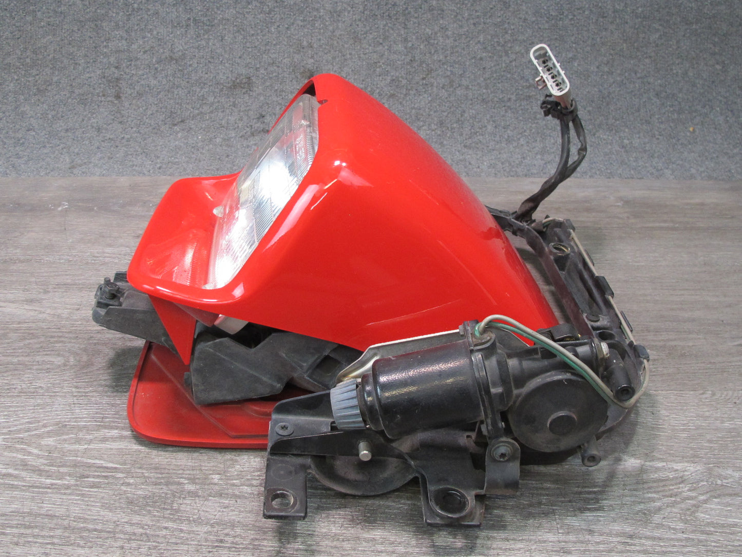 91-96 Chevrolet Corvette C4 Right POP UP Headlight Lamp w Motor & Cover Assy OEM