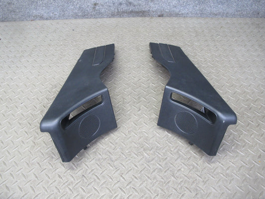 05-11 Mercedes R171 SLK Set of 2 Rear Left & Right Seat Belt Trim Panel OEM