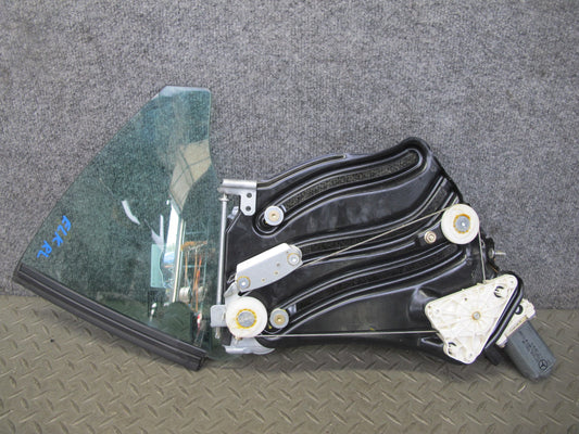 05-11 Mercedes R171 SLK Rear Left Quarter Glass Window w Regulator Motor OEM