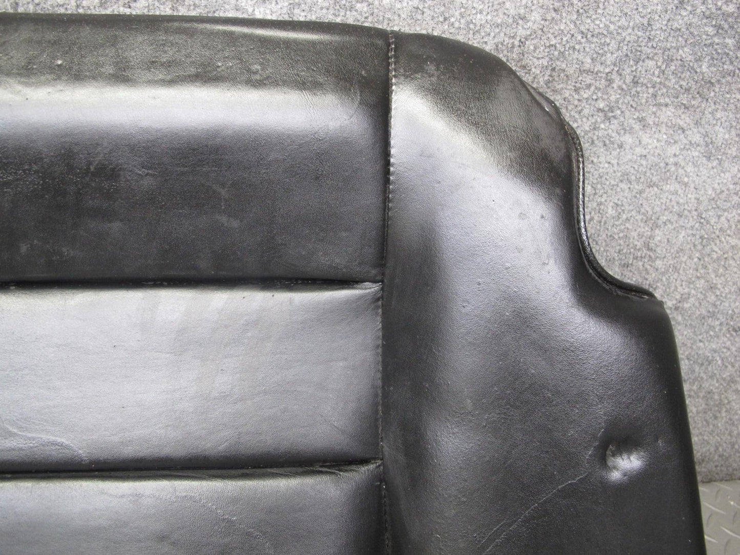 86-89 Volkswagen Scirocco MK2 Rear Seat Lower Cushion Leather Black OEM
