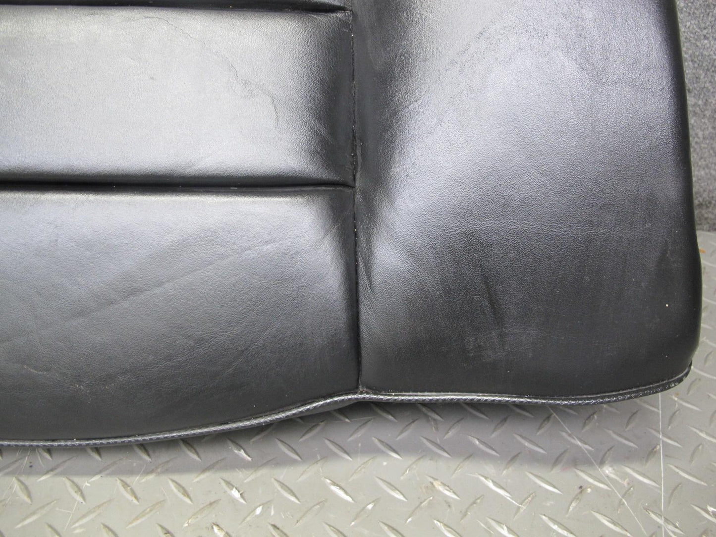 86-89 Volkswagen Scirocco MK2 Rear Seat Lower Cushion Leather Black OEM