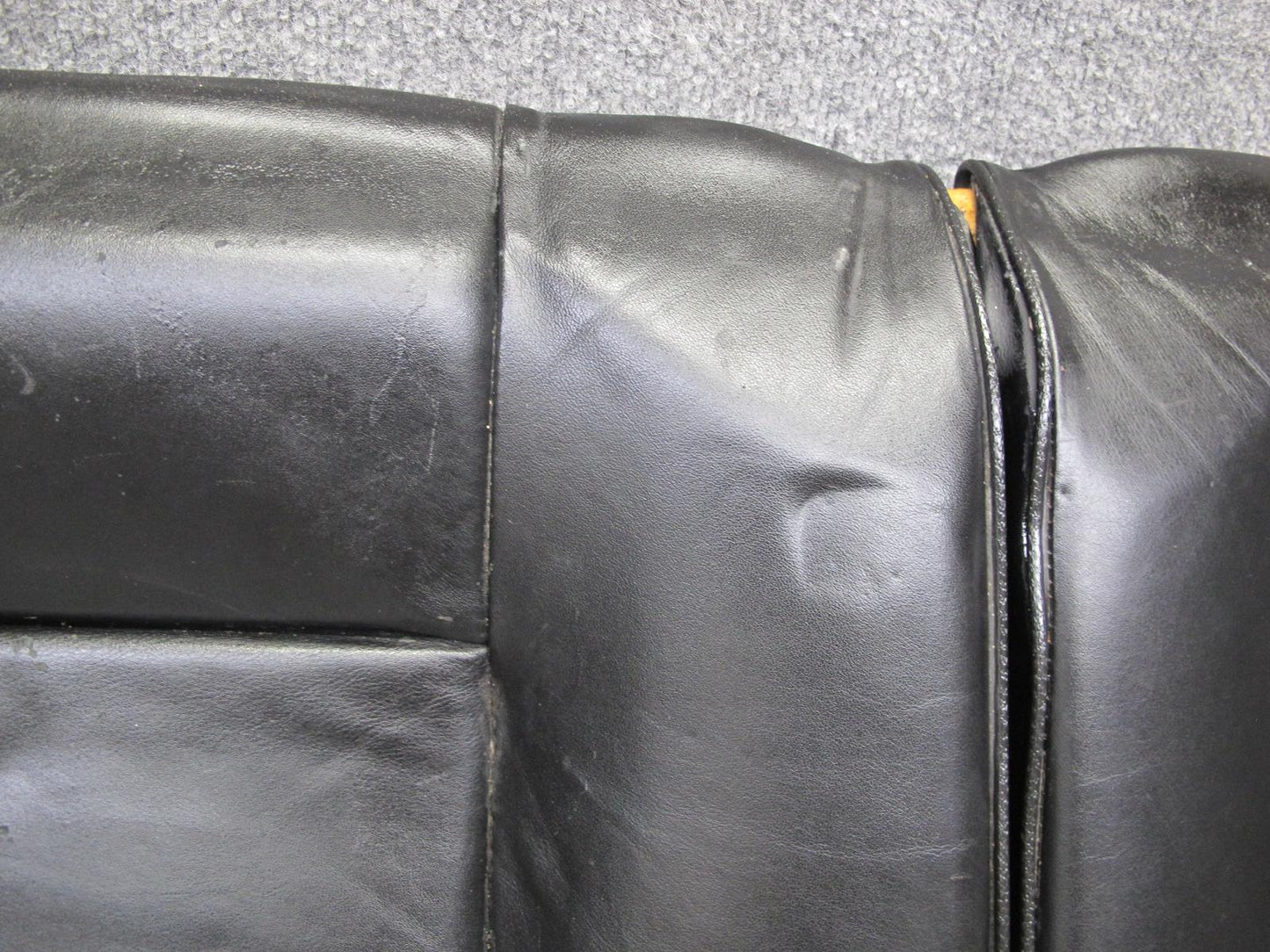 86-89 Volkswagen Scirocco MK2 Rear Seat Lower Cushion Leather Black OEM