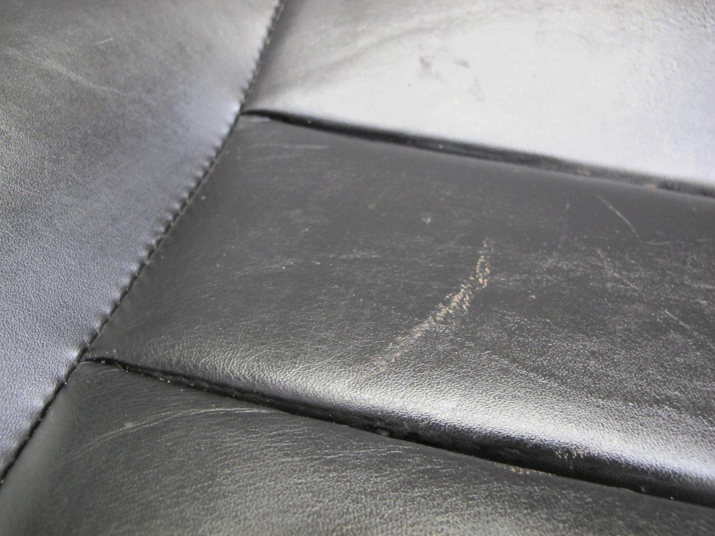 86-89 Volkswagen Scirocco MK2 Rear Seat Lower Cushion Leather Black OEM