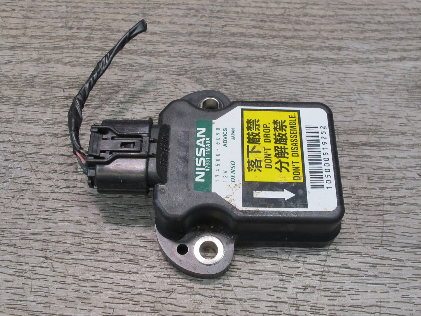 2011-2020 Infiniti QX56 QX80 YAW Rate Gravity Sensor Module 479311MA0A