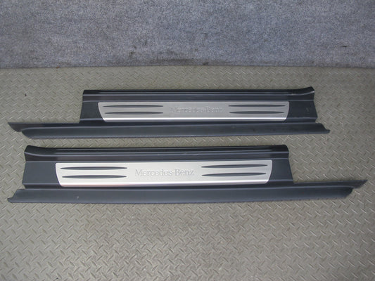 05-11 Mercedes R171 Slk-class Set of 2 Door Scuff Sill Plate Trim Panel OEM