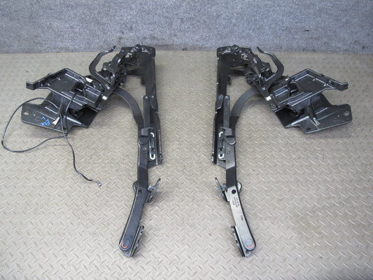 05-11 Mercedes R171 SLK Convertible Set of 2 Rear Roof Hinge Support Frame OEM