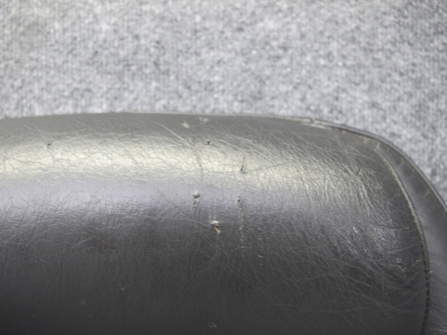 90-96 Nissan Z32 300ZX Front Right Seat Upper Backrest Leather Cushion Black OEM