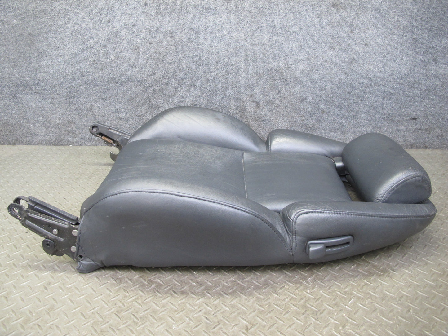 90-96 Nissan Z32 300ZX Front Right Seat Upper Backrest Leather Cushion Black OEM