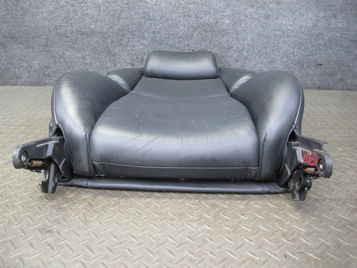 90-96 Nissan Z32 300ZX Front Right Seat Upper Backrest Leather Cushion Black OEM