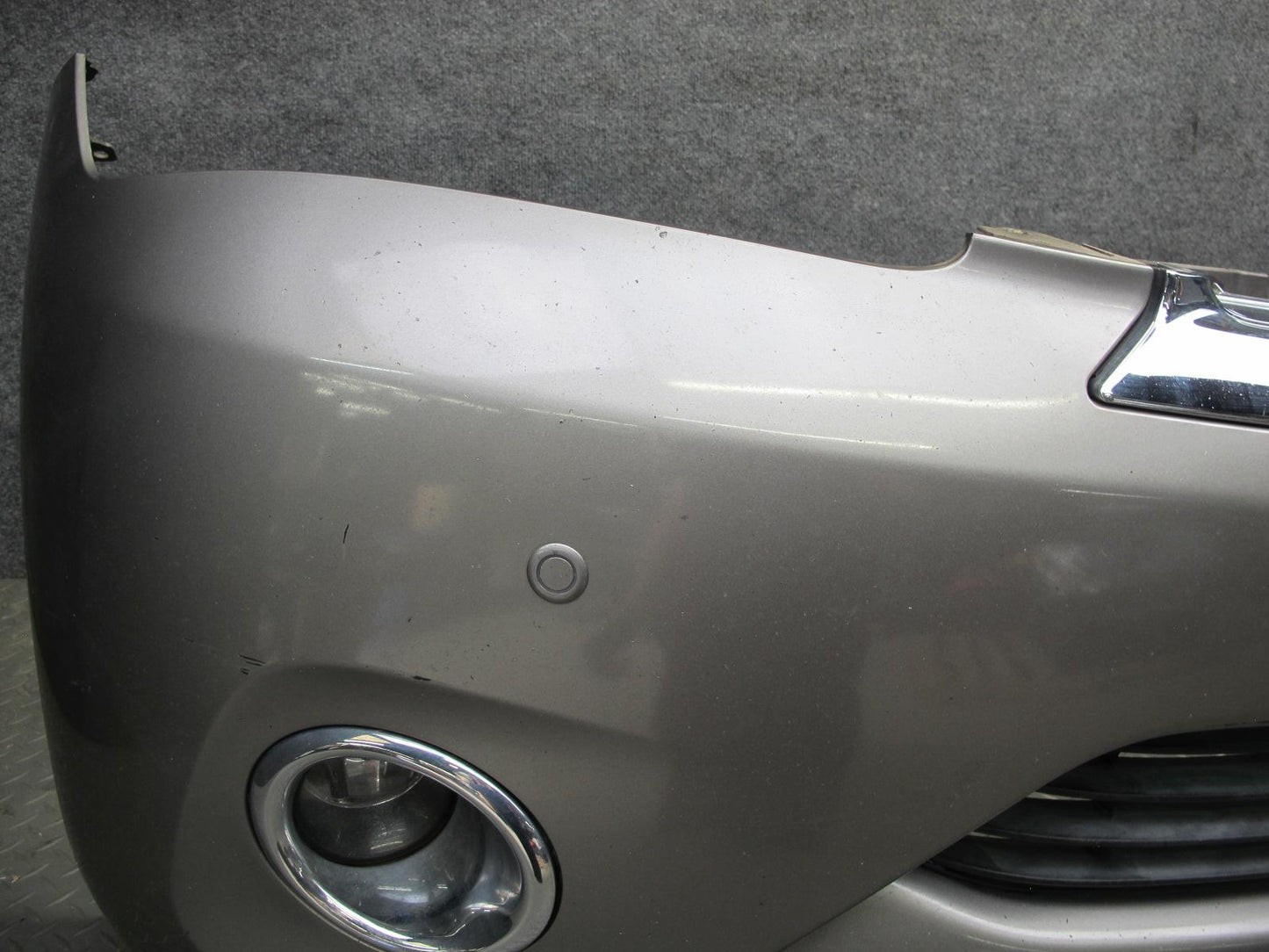 2011-2013 Infiniti QX56 Front Bumper Panel Cover W/ Grille Fog Lights PDC Gray