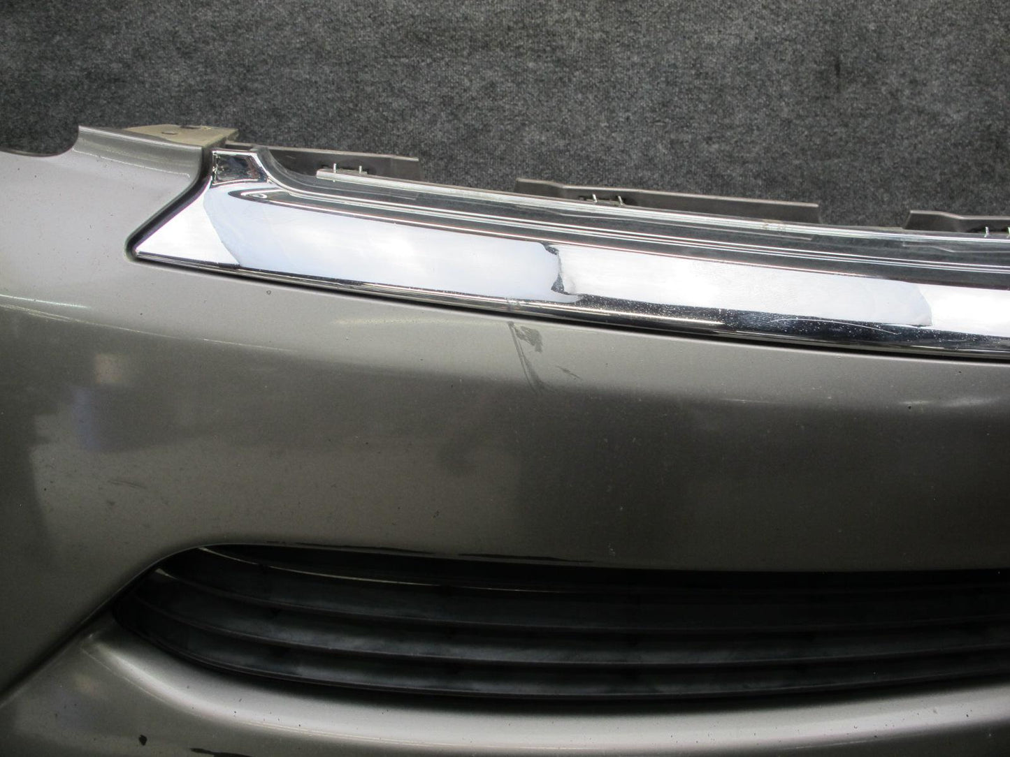 2011-2013 Infiniti QX56 Front Bumper Panel Cover W/ Grille Fog Lights PDC Gray