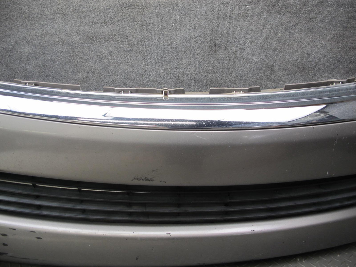 2011-2013 Infiniti QX56 Front Bumper Panel Cover W/ Grille Fog Lights PDC Gray
