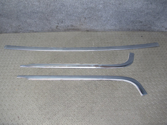 96-99 Mercedes W140 C140 Cl-class Rear Bumper Chrome Trim Panel Molding OEM
