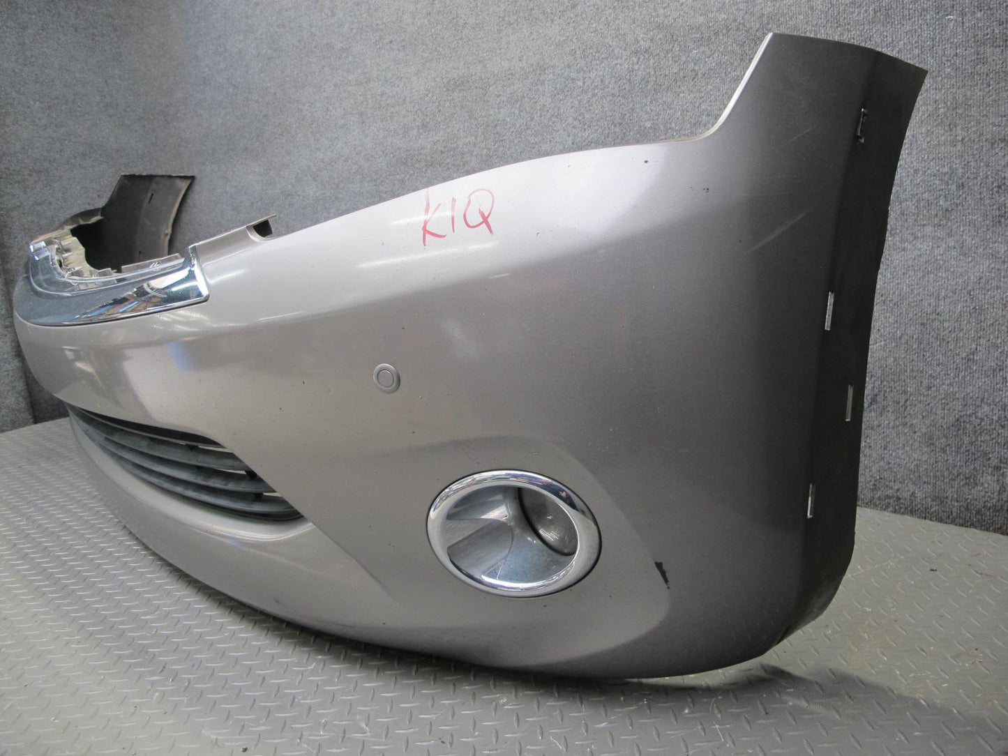 2011-2013 Infiniti QX56 Front Bumper Panel Cover W/ Grille Fog Lights PDC Gray