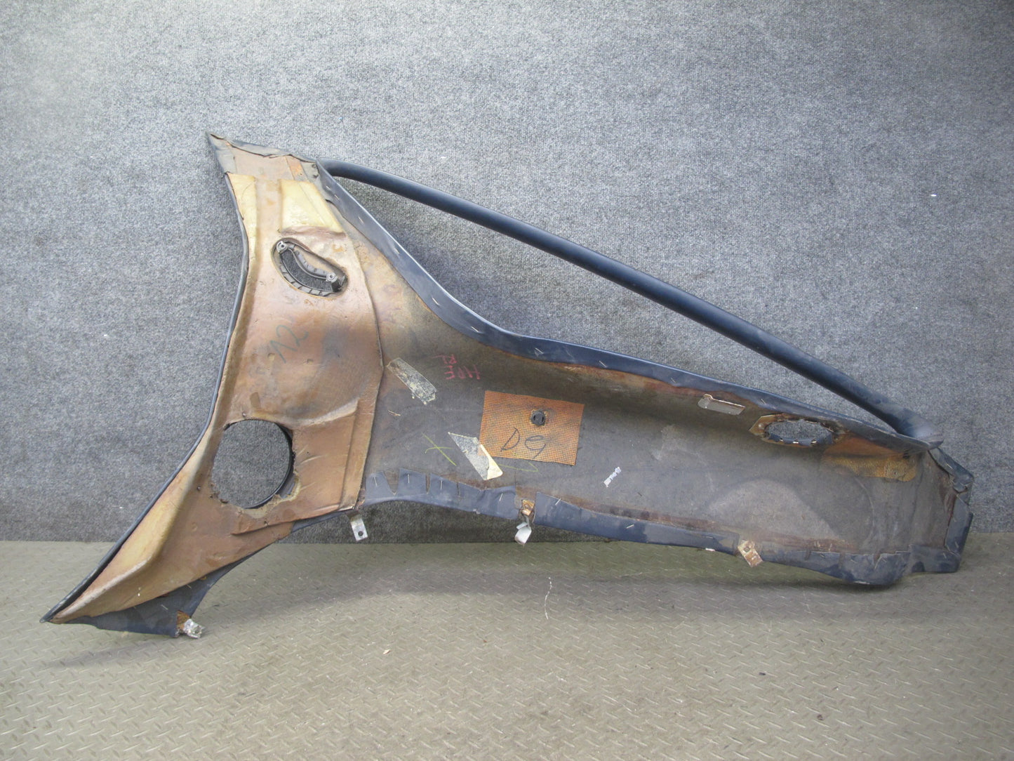 1984-1986 Porsche 928 S Rear Quarter Pillar Interior Trim Cover Panel Set of 2