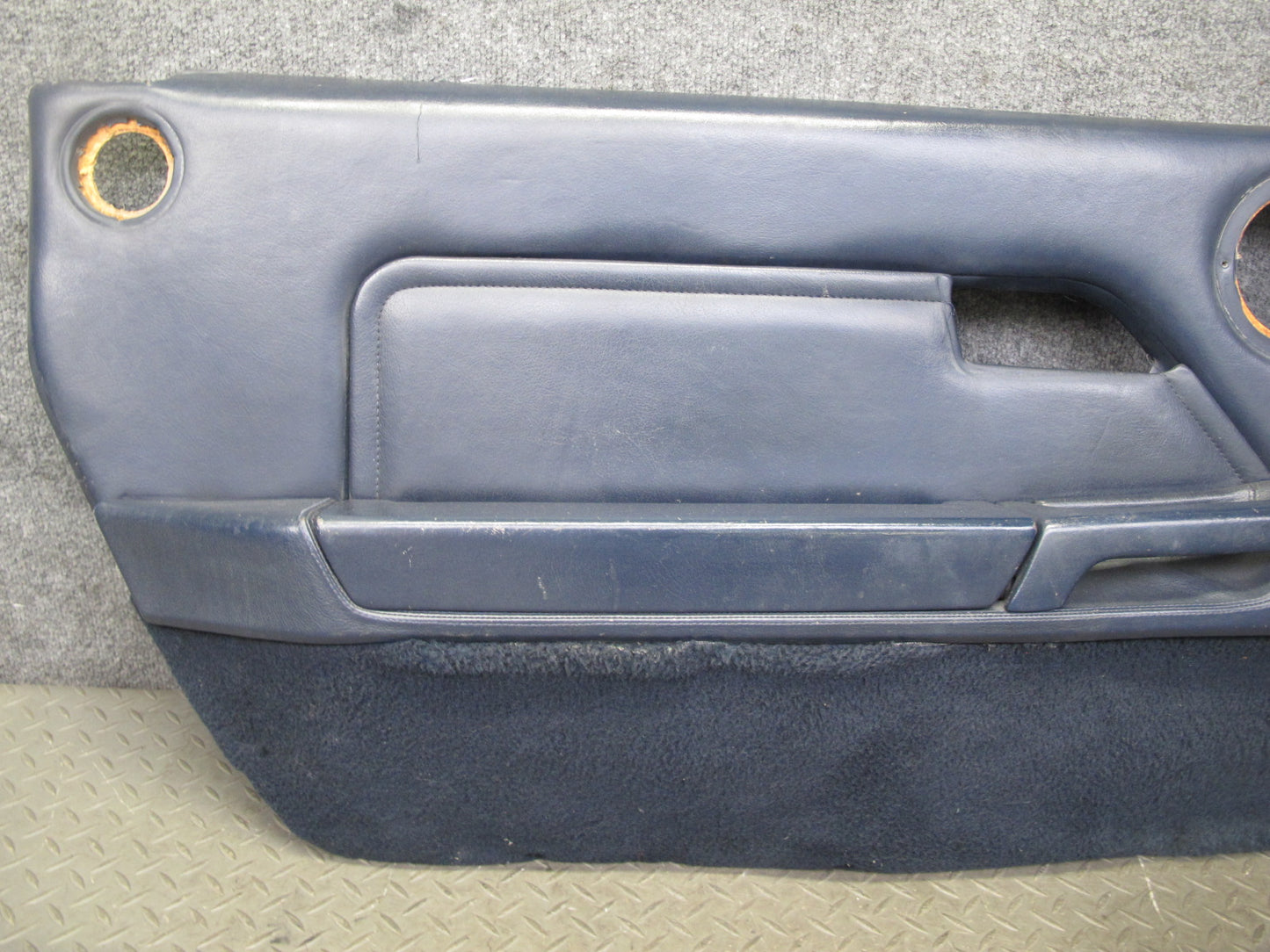 1984-1986 Porsche 928 S Right & Left Side Interior Door Panel Cover Blue Set
