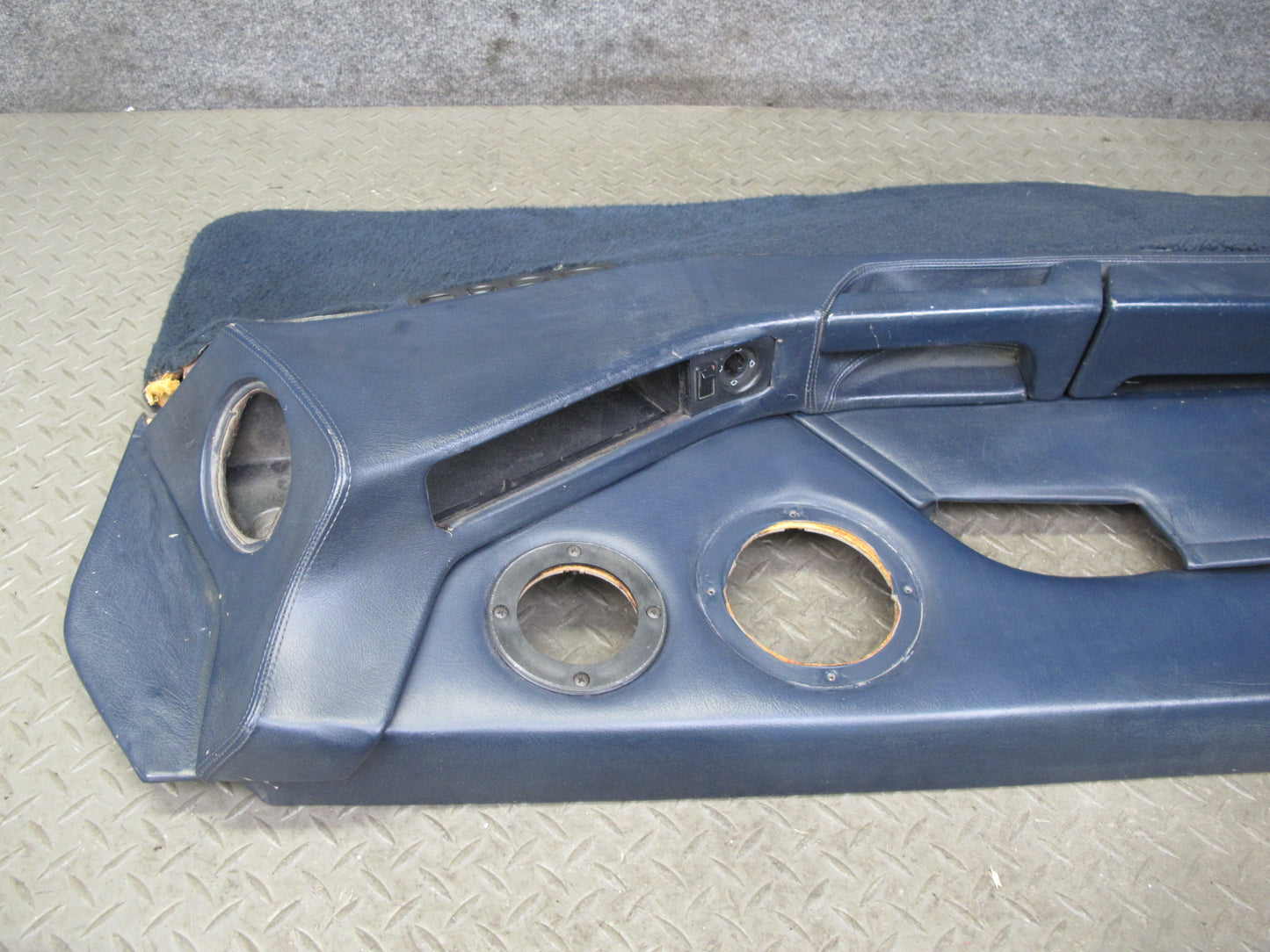 1984-1986 Porsche 928 S Right & Left Side Interior Door Panel Cover Blue Set
