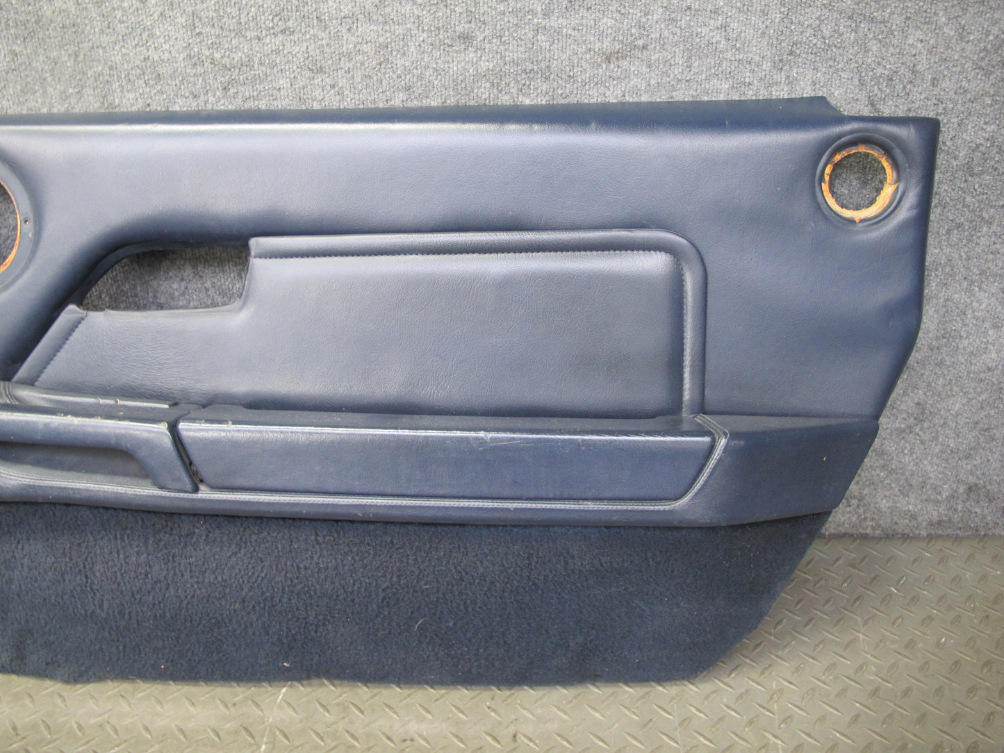 1984-1986 Porsche 928 S Right & Left Side Interior Door Panel Cover Blue Set